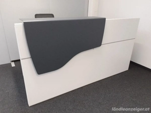 Empfangstheke Schreibtisch mit Rollcontainer Bild 2