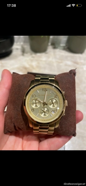 Goldene Uhr - Michael Kors Bild 3