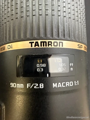 TAMRON 90mm f2,8 Macro 1:1 für Sony-Alpha Bild 3