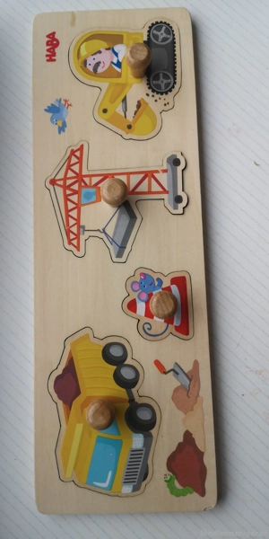 HABA Greifpuzzle Baustelle