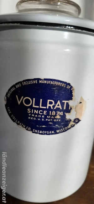 Historischer Email Perkolator Bild 5