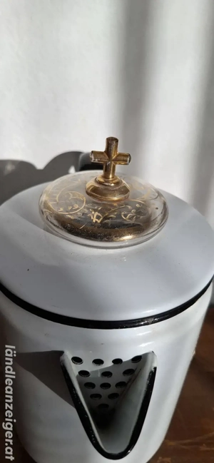 Historischer Email Perkolator Bild 2