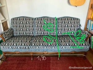 Blaues Sofa in Bregenz abzugeben Bild 2