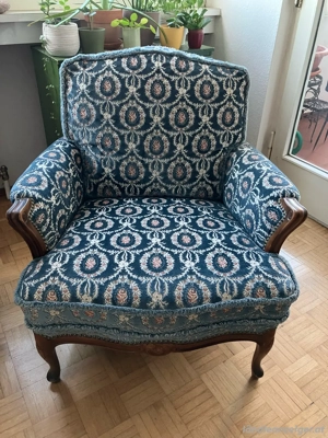 2 Sessel, blau in Bregenz abzugeben Bild 2