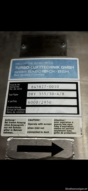 Lüftung Hochleistungs-Ventilator Bild 2