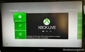 XBOX 360 E Set mit 4x Controller und Spielen Bild 2