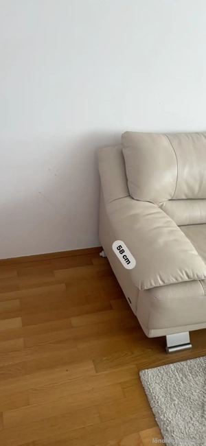Leder Sofa zu Verschenken Bild 2