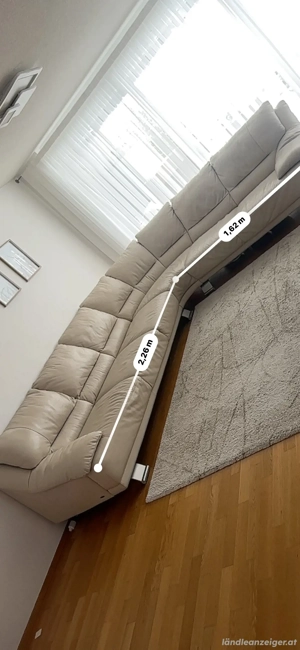 Leder Sofa zu Verschenken Bild 4