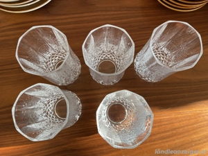 5 Stk. Wassergläser aus Kristallglas Bild 2