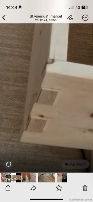 Zirbenbett 160 x 200 cm