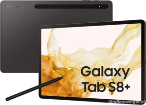 Samsung Tablet Galaxy Tab S8+ X800 12,4 Zoll neuwertig 8GB RAM 256GB