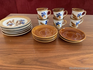 6-teiliges Kaffeeservice inkl. Dessertteller v. SMF Schramberg Bild 4