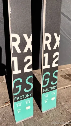 Kästle GS12 Rennski 185cm   Radius 27,8m mit MarkerComp 18 und Weltcup Bindungsplatte 