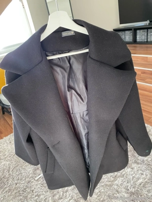 Kurzmantel schwarz NEU!! Bild 3
