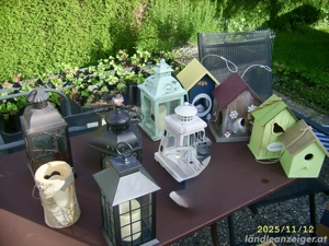 Laternen Vogelhäuschen Deco
