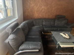 Couch Sofa Anthrazit Bild 3