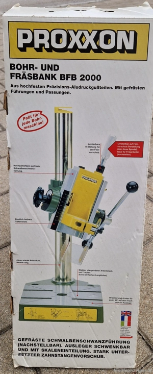 Bohr und Fräsvorrichtung