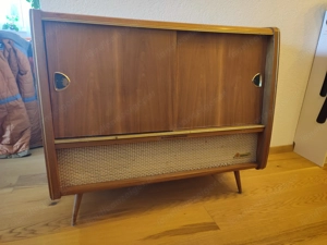 Vintage - Nordmende Cabinet Stereo (60er) - Radio funktioniert, Plattenspieler defekt