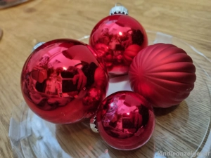 Christbaumschmuck gemischt, rot Bild 4