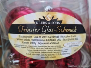 Christbaumschmuck gemischt, rot Bild 2