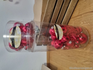 Christbaumschmuck gemischt, rot