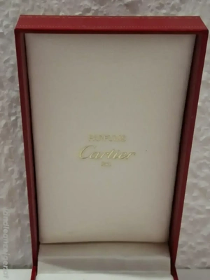 Santos de Cartier Paris - Eau de Toilette 50 ml Flakon - OVP in roter Box - Vintage - Rarität  Bild 10