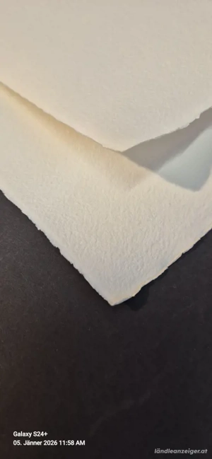 Aquarellpapier Handgeschöpft Bild 2