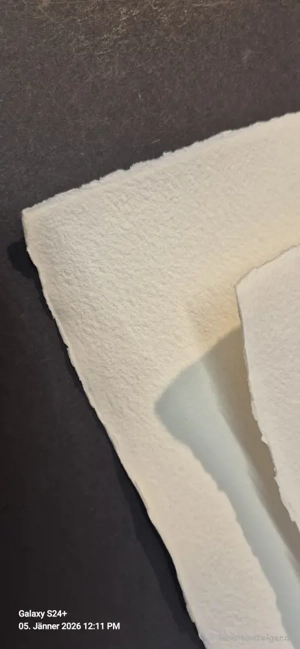 Handgeschöpftes Papier Bild 3