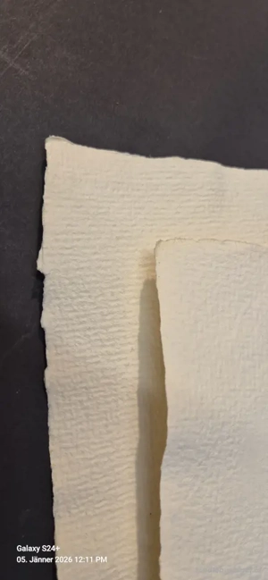 Handgeschöpftes Papier Bild 2