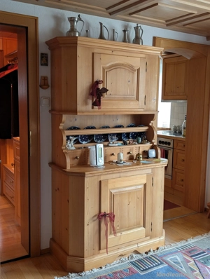 Rustikale Landhaus-Vitrine   Geschirrschrank   Massivholz