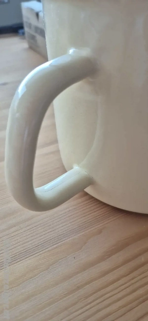 Emaille Topf mit Henkel Bild 3