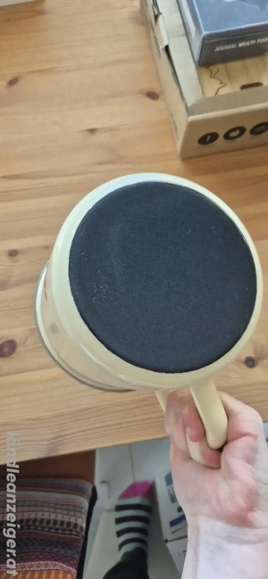 Emaille Topf mit Henkel Bild 5