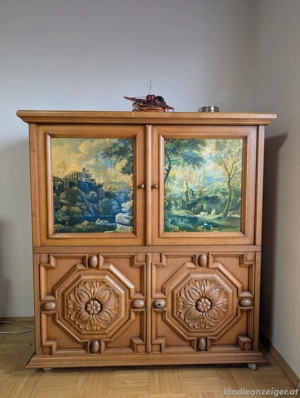 Rustikaler TV-Schrank   Kommode   Massivholz   Landhausstil Bild 2
