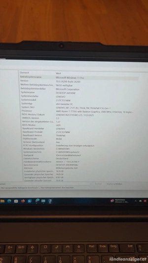 Lenobi ThinkPad e16 Bild 2