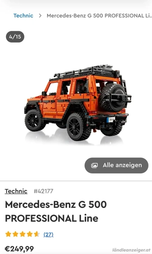 Lego Mercedes Benz G 500 Professional Line Bild 2