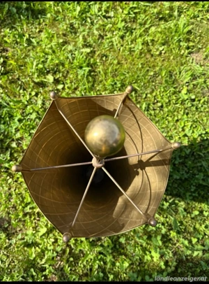 antiker Schirmständer Messing Bild 3
