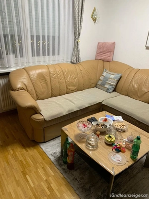 Wohnzummer Couch mit Couchsessel Bild 2