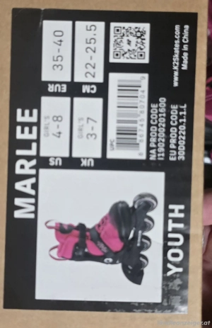 K2 Kinder Inline Skates verstellbar Gr. 35 40   NEU Bild 2