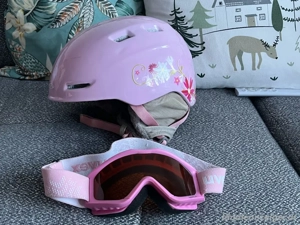 Zoom Skihelm + UVEX Skibrille 53-58cm
