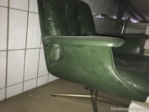 Schalensessel Echtleder Bild 3