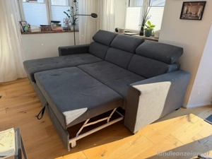 Ecksofa grau Bild 2