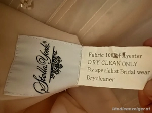 Brautkleid gr. 36 champagner Bild 5