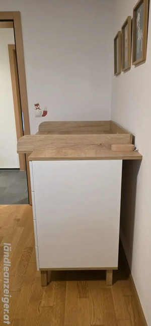 Paidi Wickelkommode & Gitterbett  Oskar  inkl. Matratze Bild 3