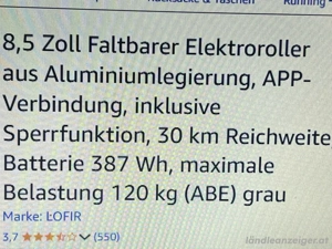 E Scooter mit Strassenzulassung Bild 5