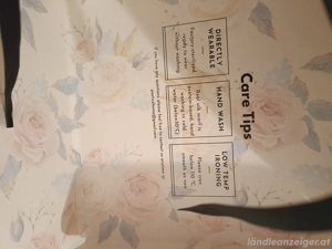 Seidentuch Rosa originalverpackt Leoparden Muster  Bild 5