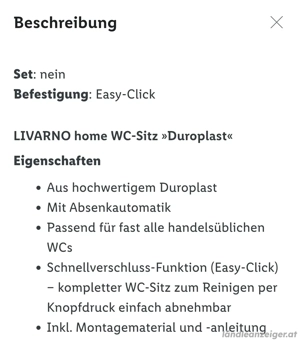 Wc Sitz ( Neuwertig ) Bild 5