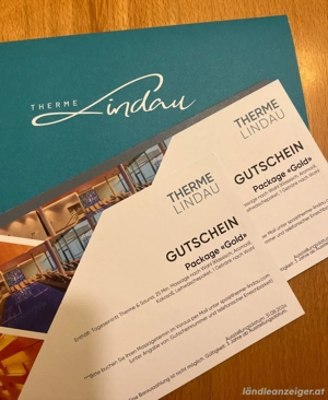  Therme Lindau Gutschein  Package Gold    gültig bis 31.08.2027  100