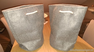 2 große Filzbeutel Taschen