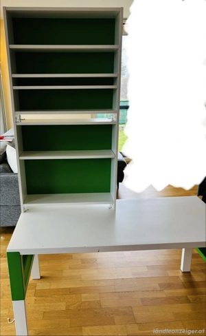 IKEA PAHL Kinderschreibtisch mit Aufsatz Bild 3