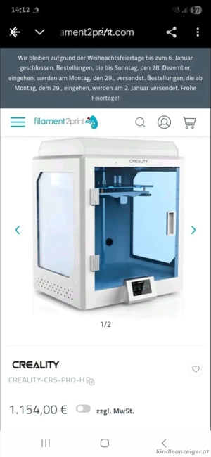 3D Drucker Creality CR-5 Pro H 3D Bild 2